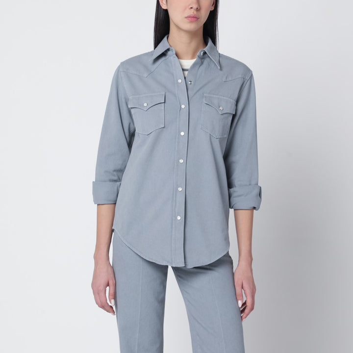 A.P.C. Shirts & Tops - Blue | cce0b6a4bdb9bbba963efd81d53e404636cfdb60
