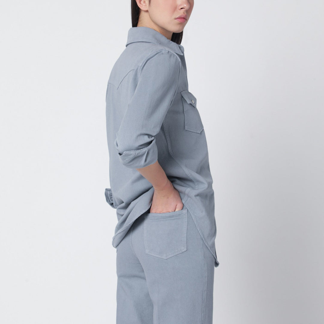 A.P.C. Shirts & Tops - Blue | d91480f7ebeafda1d74c24c9765cbae9cec28441