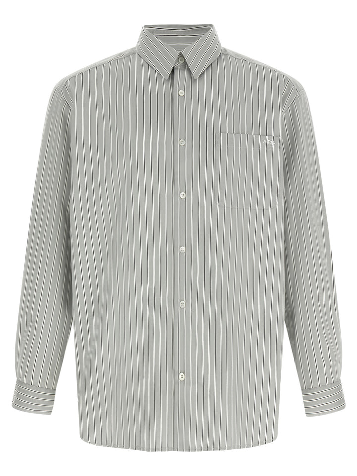 A.P.C. Malo Shirt and Blouse - Gray | e5f0cad6001a3ae5ae57d360080e7369f99c6302