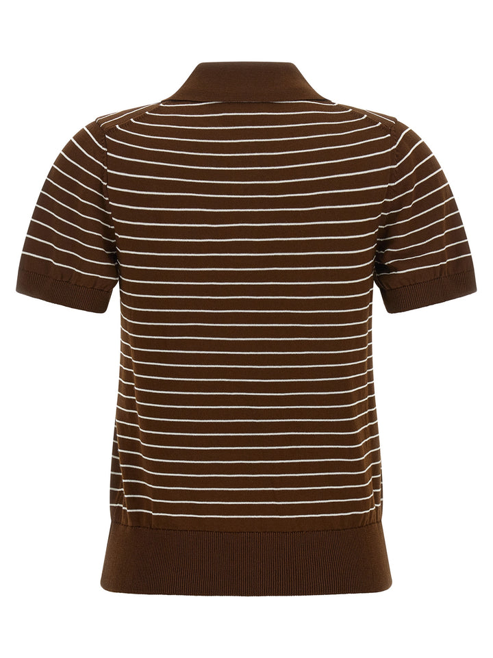 A.P.C. Aline Polo - Brown | 793b989e58feac7ba0dce9228a1f992986e0db5d