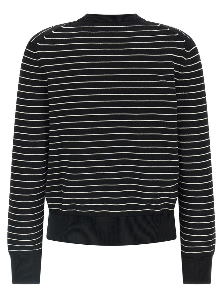 A.P.C. Sima Sweaters and Cardigans - White/Black | 3005133fa92aa99c6c1674dd4718498df72bdbab