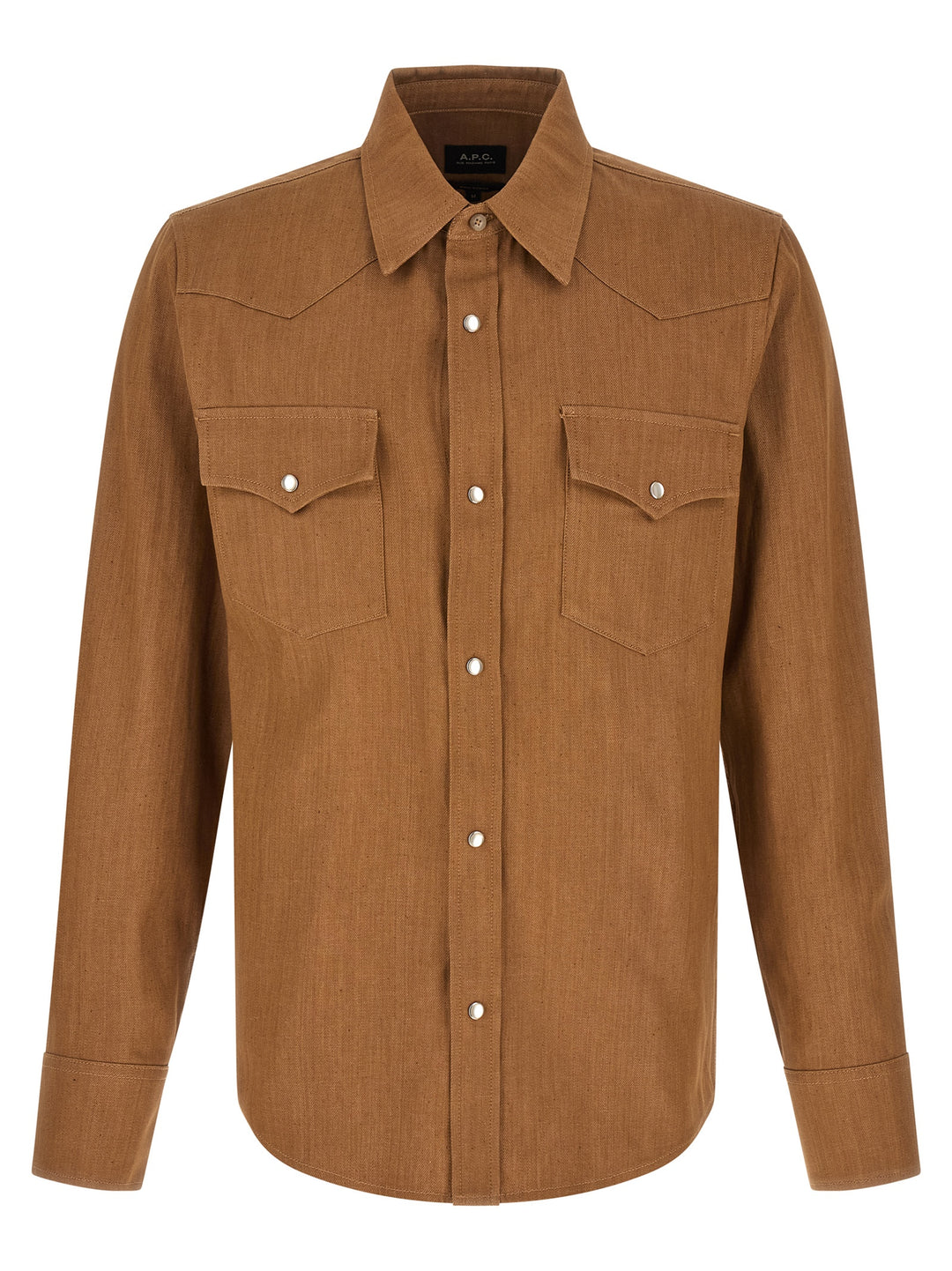A.P.C. Western Shirt and Blouse - Brown | d84f249da727f650640fc6b9c793b98a374b2078