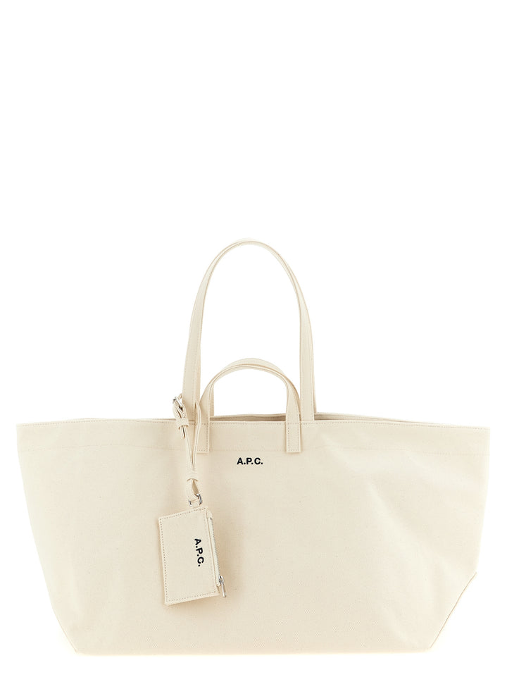 A.P.C. Le Drummer Toile Tote Bag - Beige | c6fe55071c8fc8784aff3b1a5ed3df4346949589