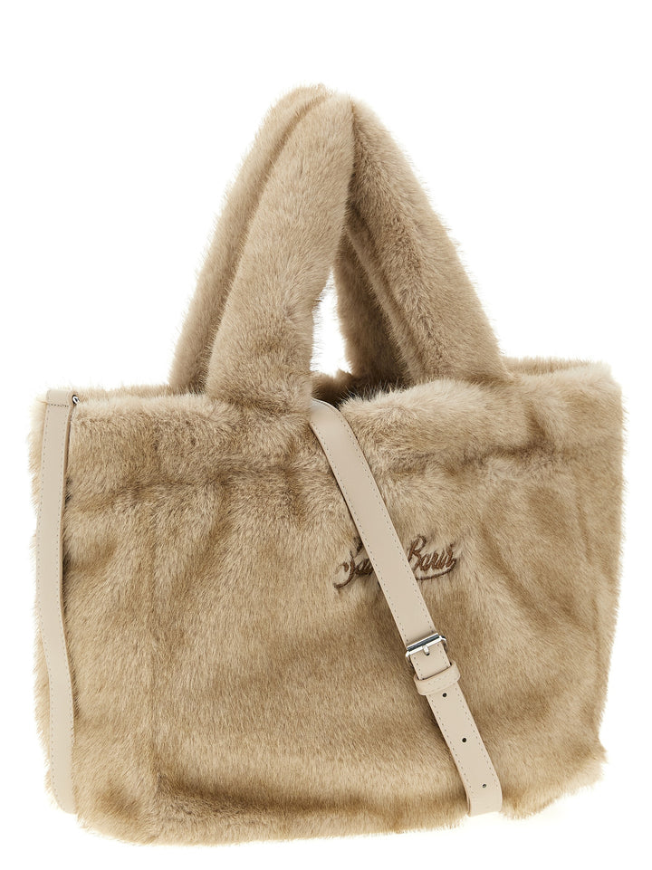 Mc2 Saint Barth Colette Soft Fur Hand Bags - Beige | 39c2187b53191952921b528715e58a3098da86f0