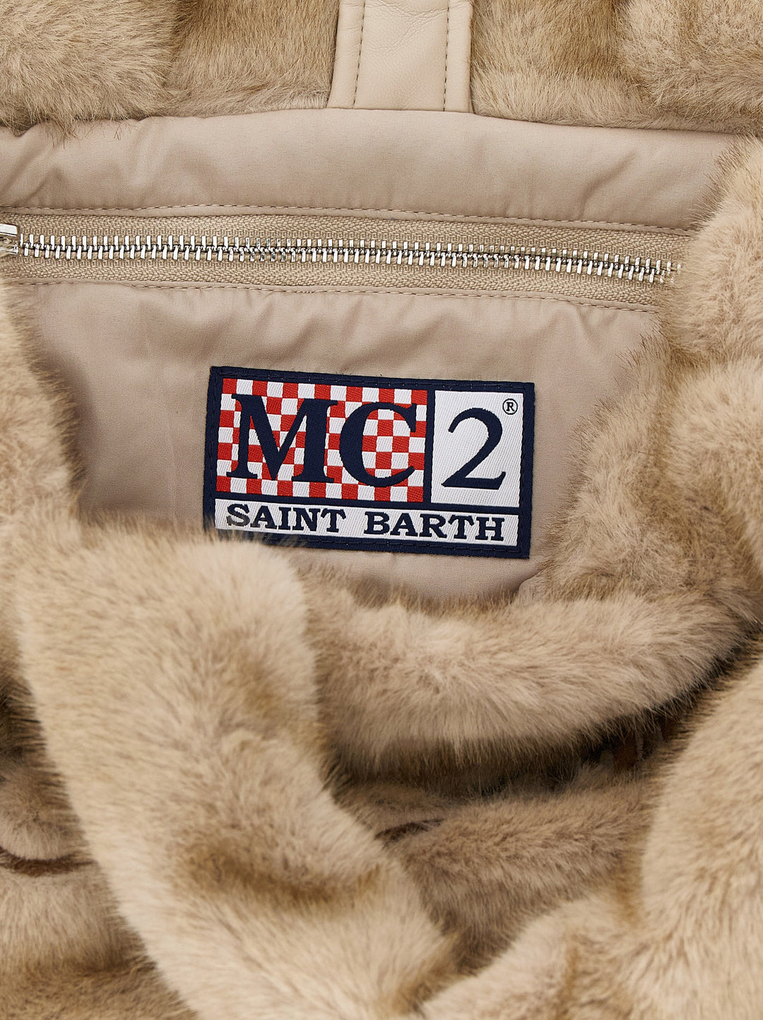 Mc2 Saint Barth Colette Soft Fur Hand Bags - Beige | cf463f002355caae5e79d0aedf44ca1fdd5c36c1