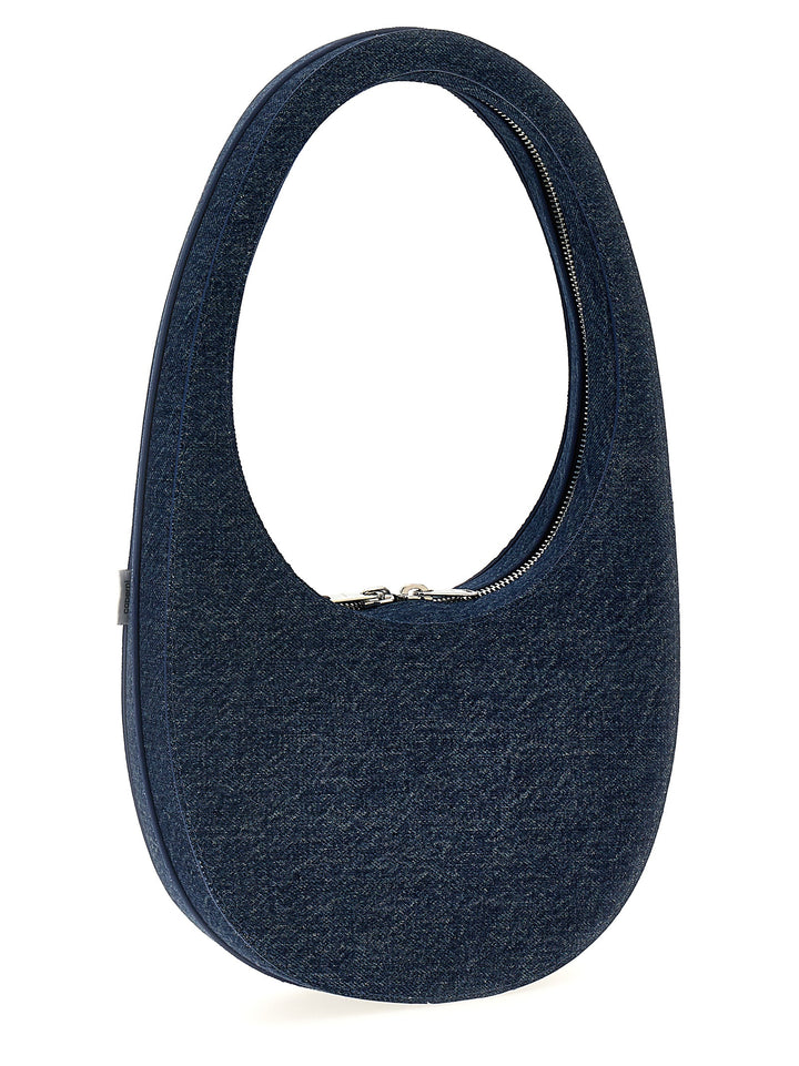 Denim Swipe Bag Hand Bags Blue