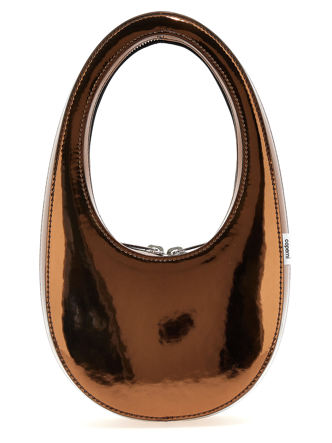 Mirrored Mini Swipe Bag Hand Bags Brown