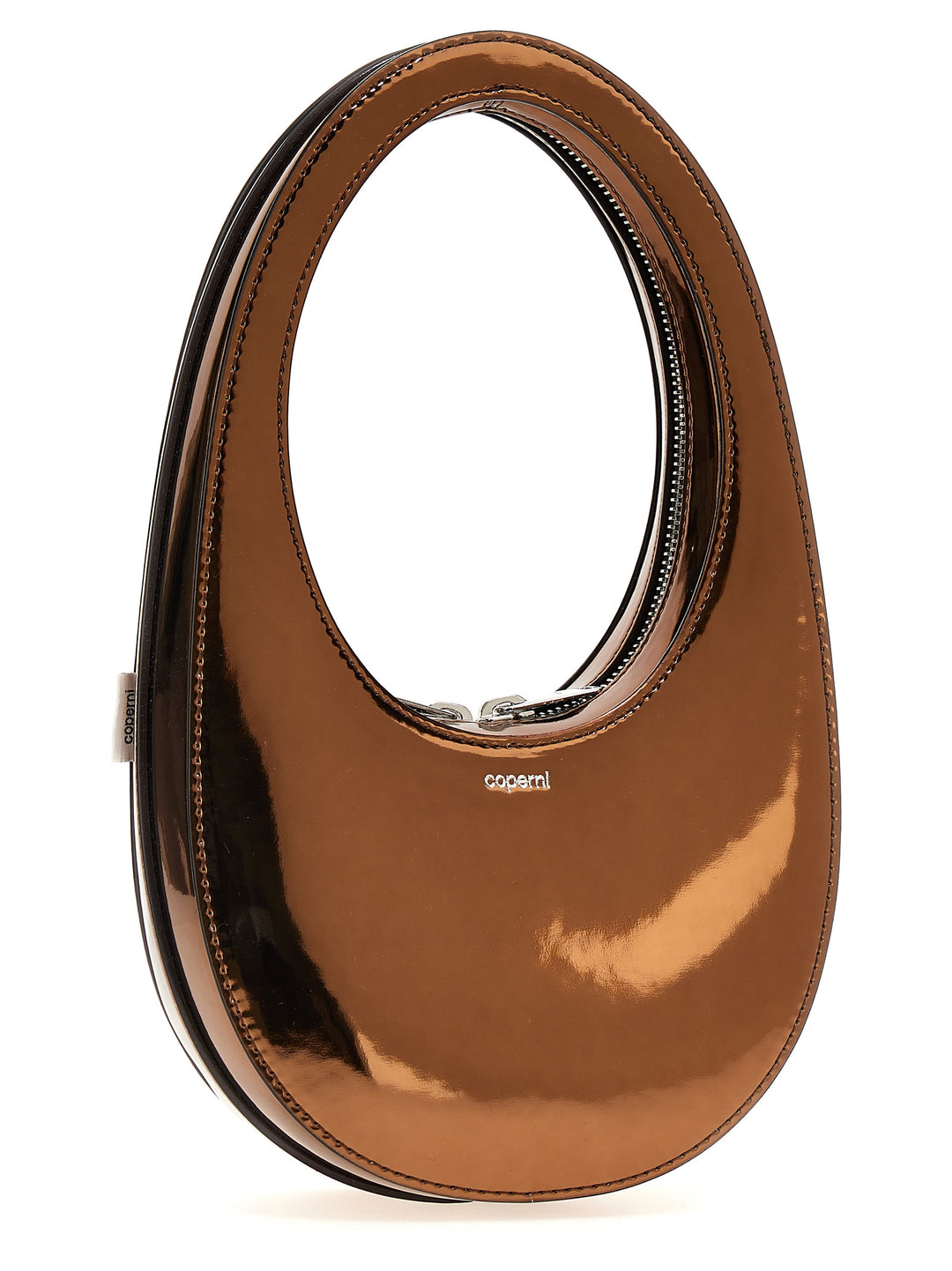 Mirrored Mini Swipe Bag Hand Bags Brown