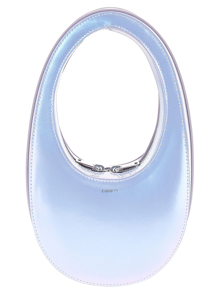 Pearlised Mini Swipe Bag Hand Bags Light Blue