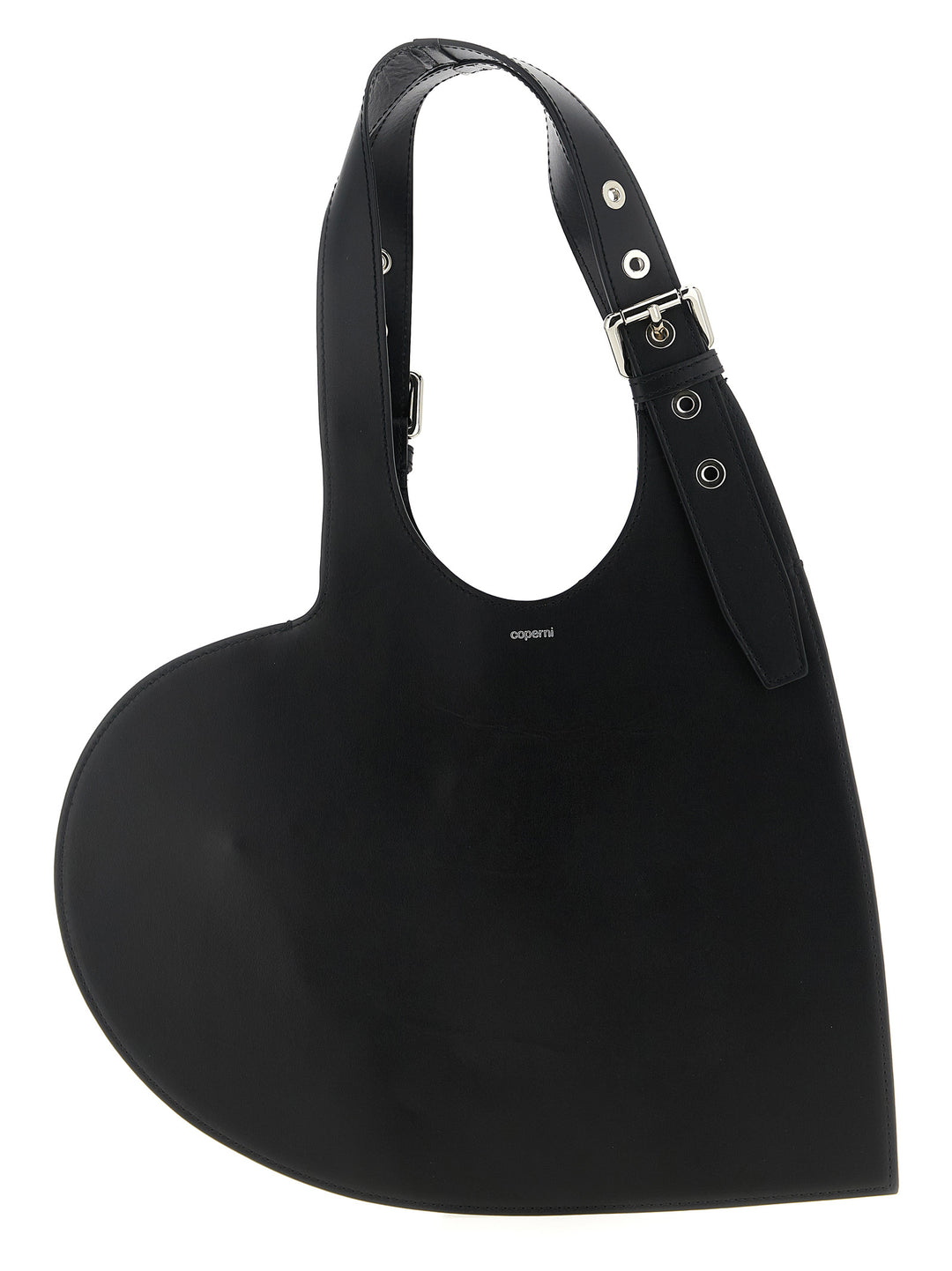 Coperni Belt Heart Shoulder Bags - Black | e59b6412bae2ec551d89a985cebad319c78458f2