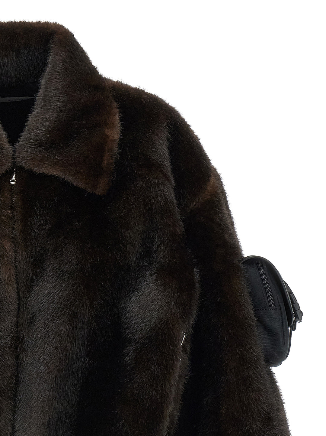 Coperni Faux  Bomber Jacket Fur - Brown | 375795ba9ccebc1b2e6f209b753139fd9025aeca