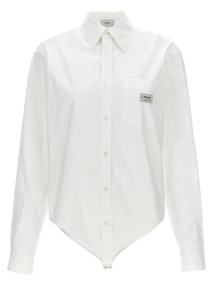 Bodysuit Shirt Shirt, Blouse White