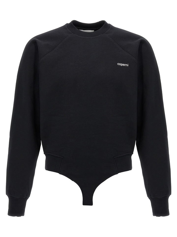 Bodysuit Sweatshirt Black