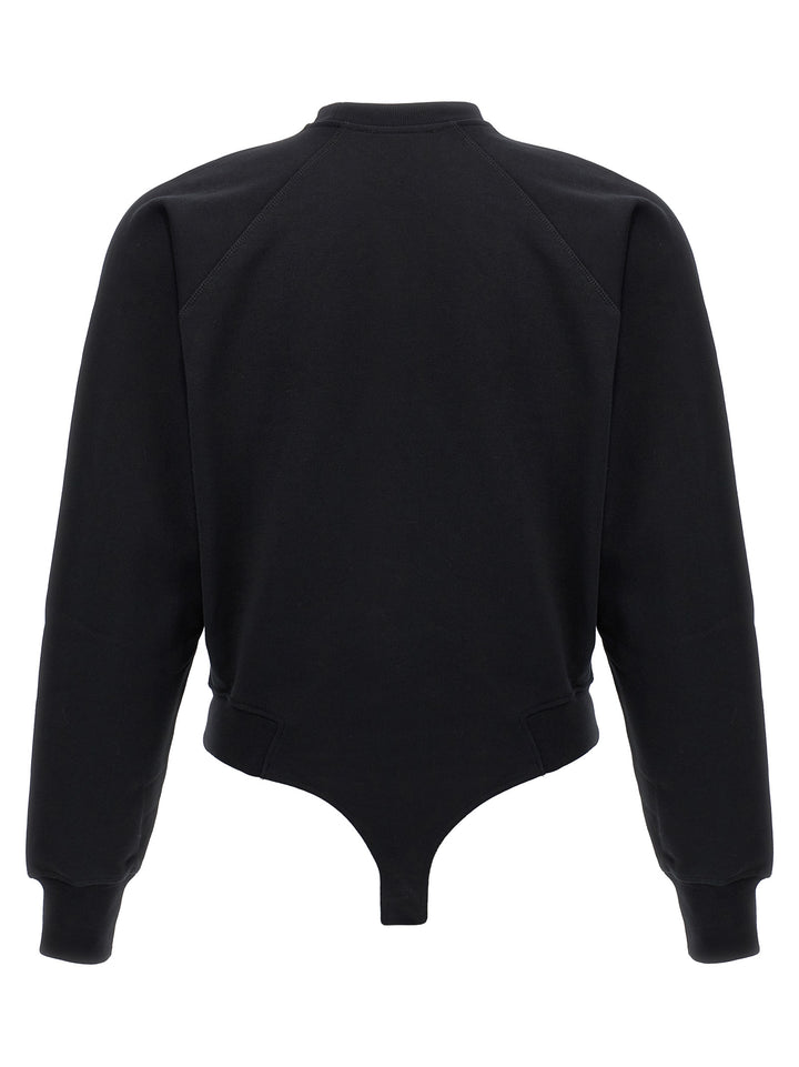 Bodysuit Sweatshirt Black