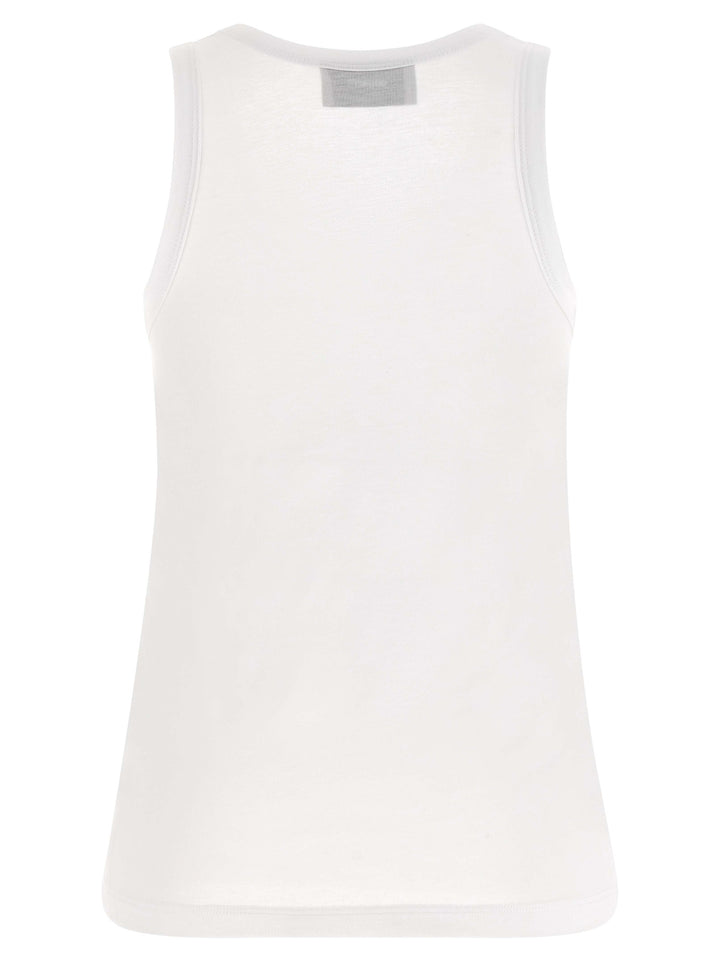 Coperni Logo Embroidery Tank Top Tops - White | d8184aafb1e902d56697884443650b38f355431c