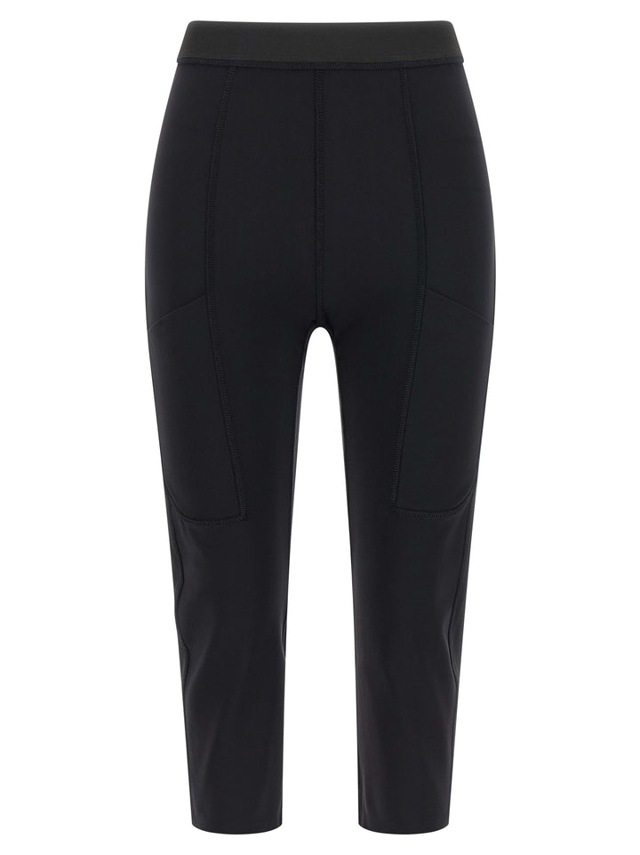 Coperni Cycling Capri Leggings - Black | 96b0da09b57e090e9a767106e736b0f4ecd843ea