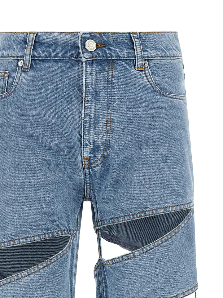 Coperni Spiral Jeans - Light Blue | fcfc69ed0a57ca930290d71f8f9a044a7ab6e870