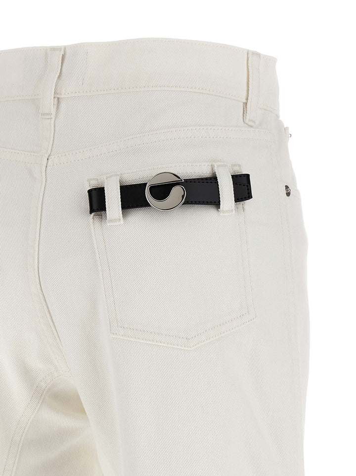 Coperni Tapered Denim Jeans - White | a9fbaf0712bbecc6eb9dd1d54533fc323c0d2fdd