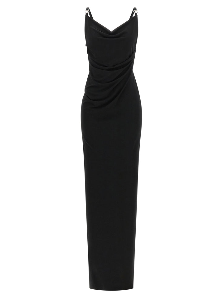 Coperni Metallic Logo Dress Dresses - Black | 7dd7034788555540ebc6f1e380dffa2eddd0726b