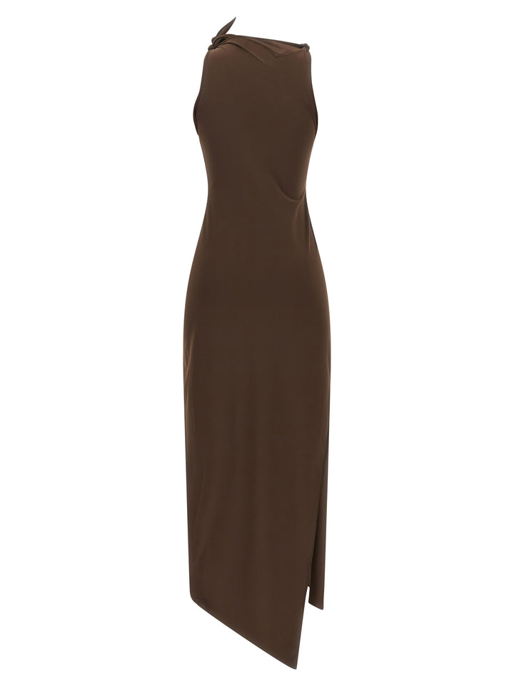 Coperni Flower Dress Dresses - Brown | f2f3e13701f762adc242c5aa8b686e99dc43f8c4