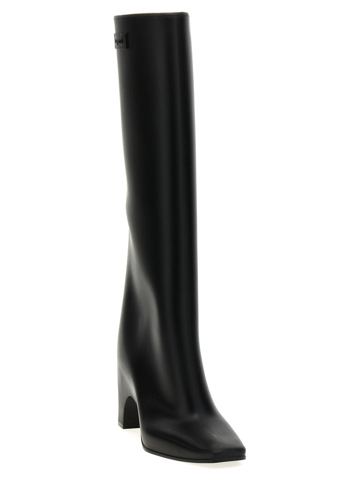 Rubber Bridge Boots, Ankle Boots Black