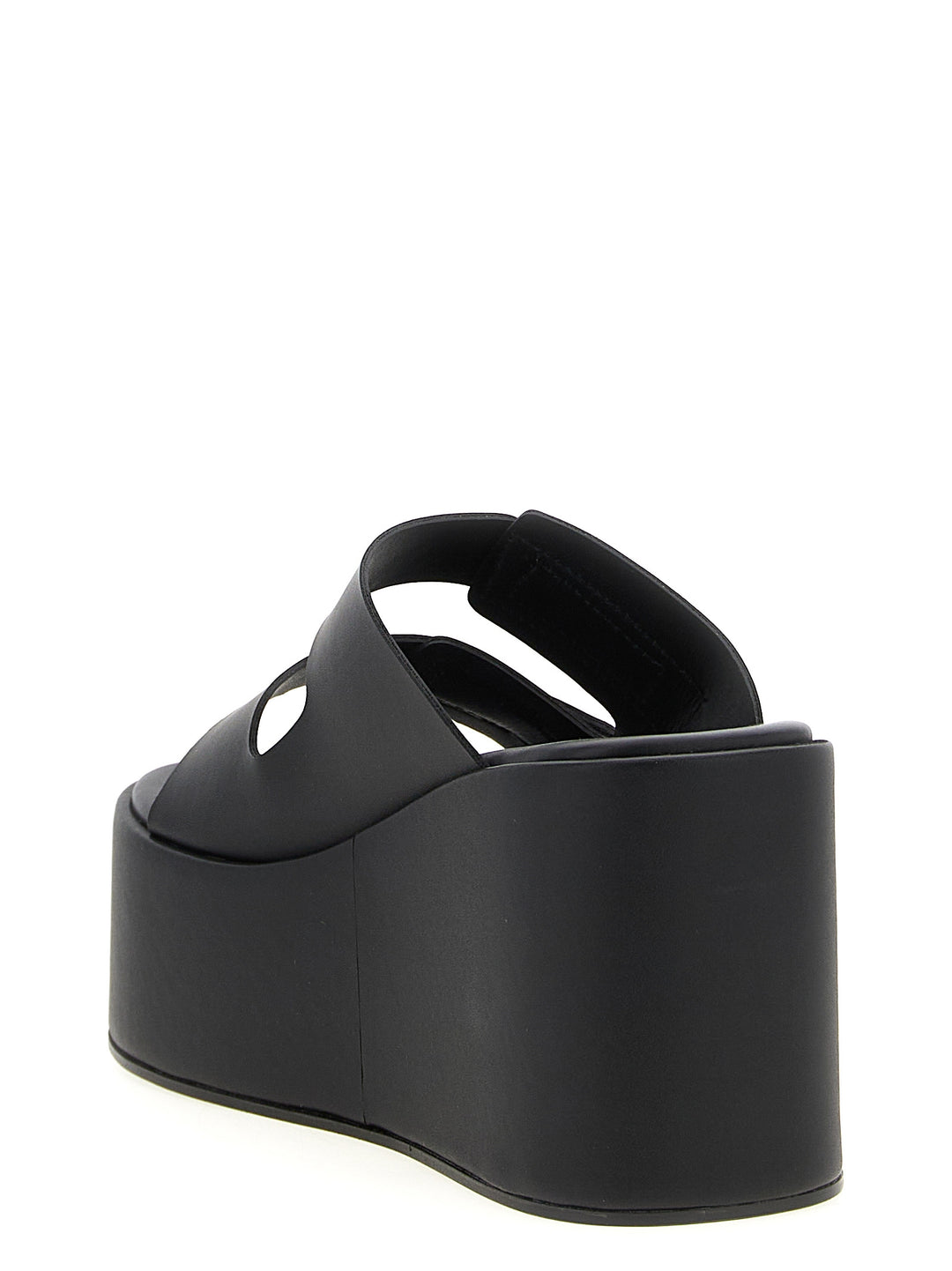 Coperni Patch Wedge Sandal Wedges - Black | e2dbfea3ff533f9ce596a271f6bf92376034ab1d
