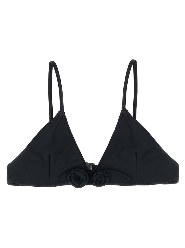 Flower Beachwear Black