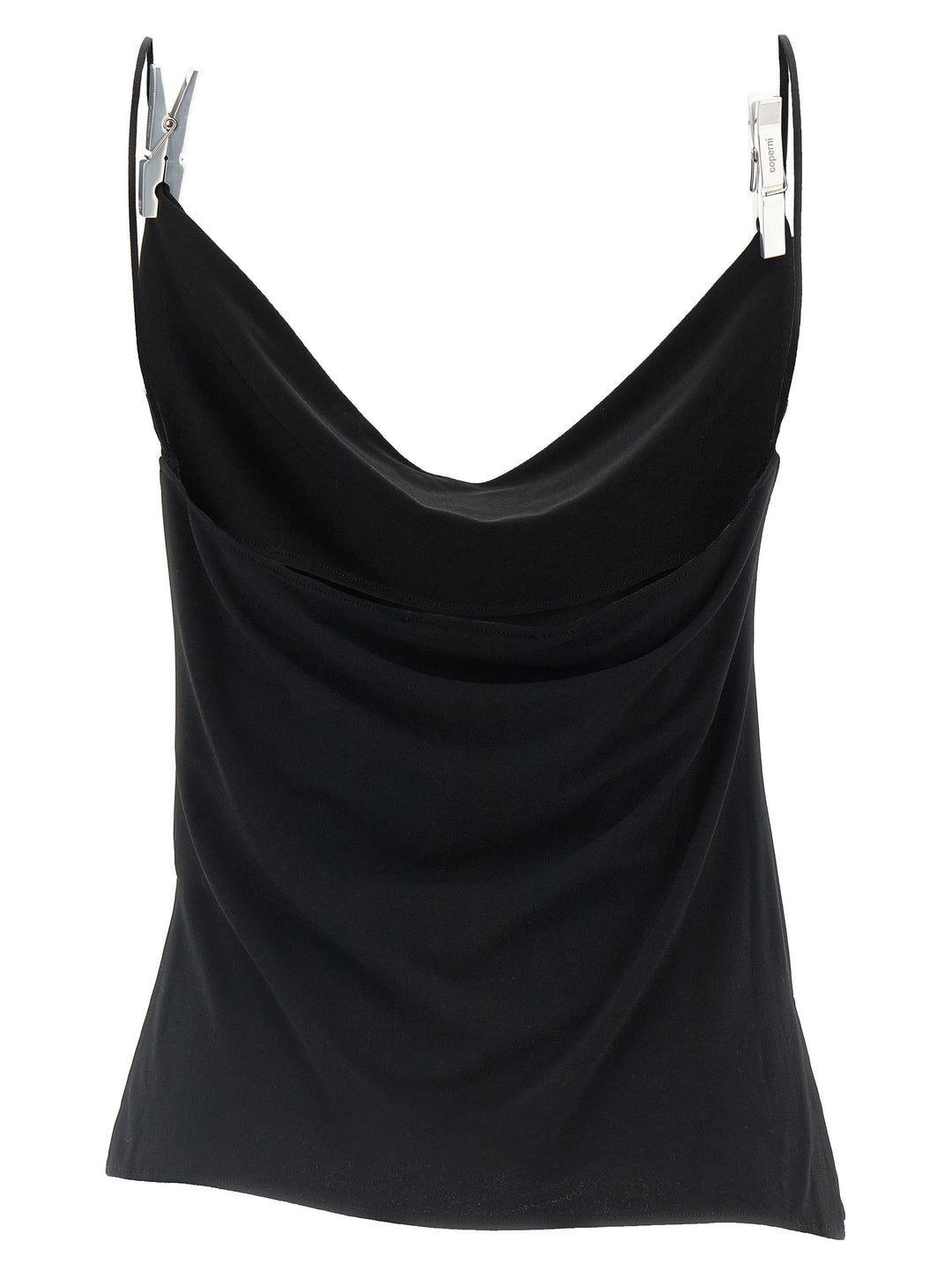 Coperni Draped Washing Clip Gala Tops - Black | ce0ad062dfa2eecab77284d0d49182fe251bd6fa