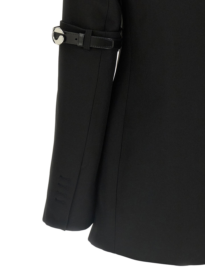 Coperni Logo Belted BlazerS - Black | e95e0940c1008d3cee4e27ae6d403acb1a2f146f