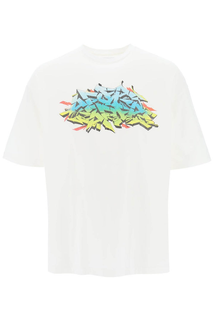 Graffiti Print T Shirt