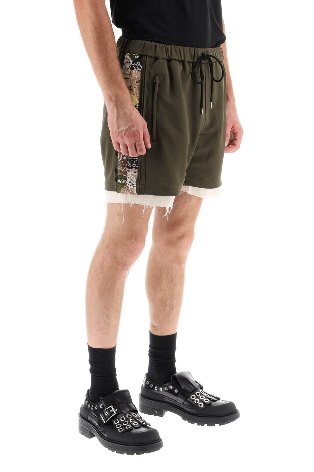 Jersey Shorts With Bandana Bands