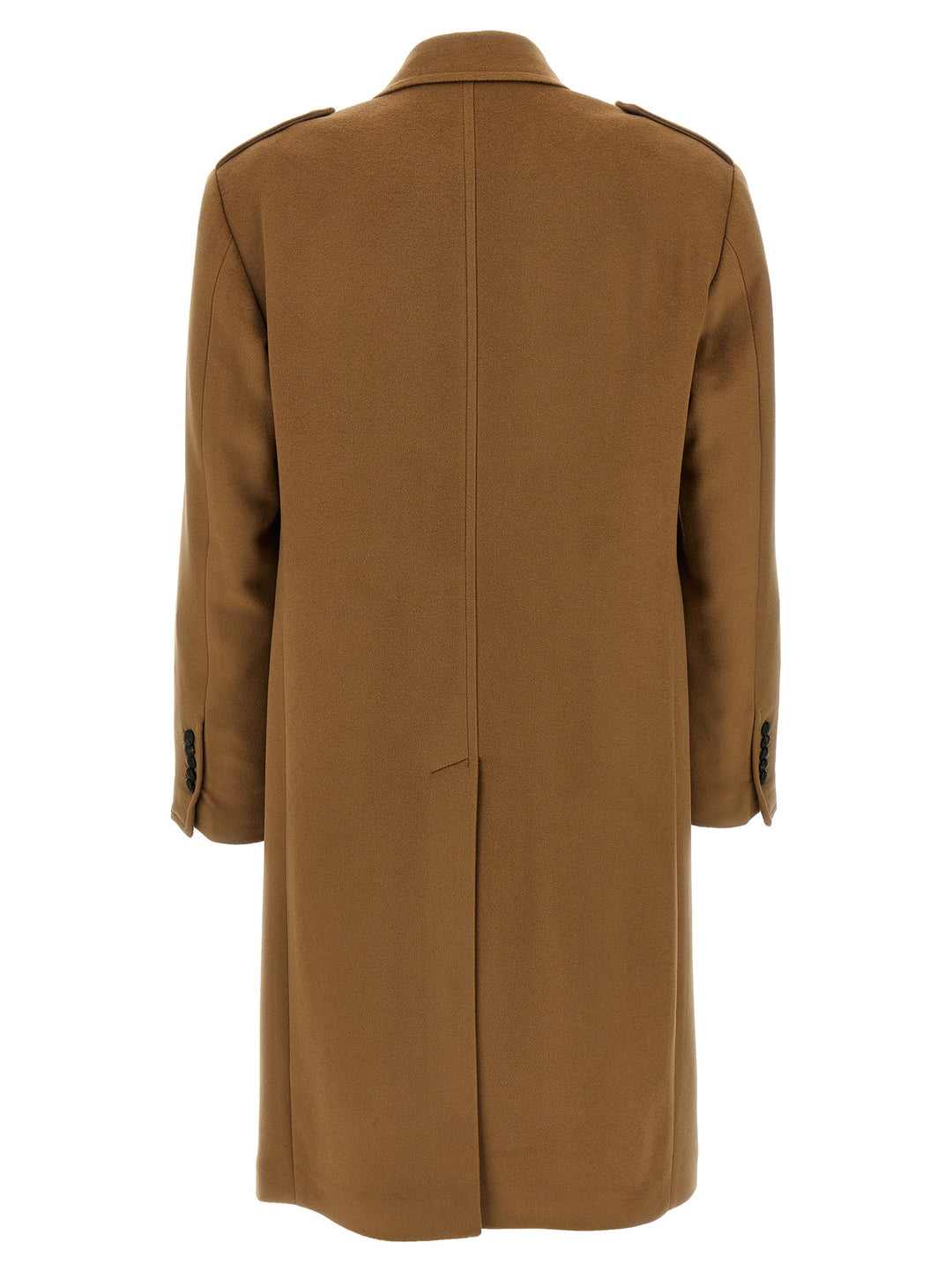 Double-Breasted Wool Coat Coats, Trench Coats Beige