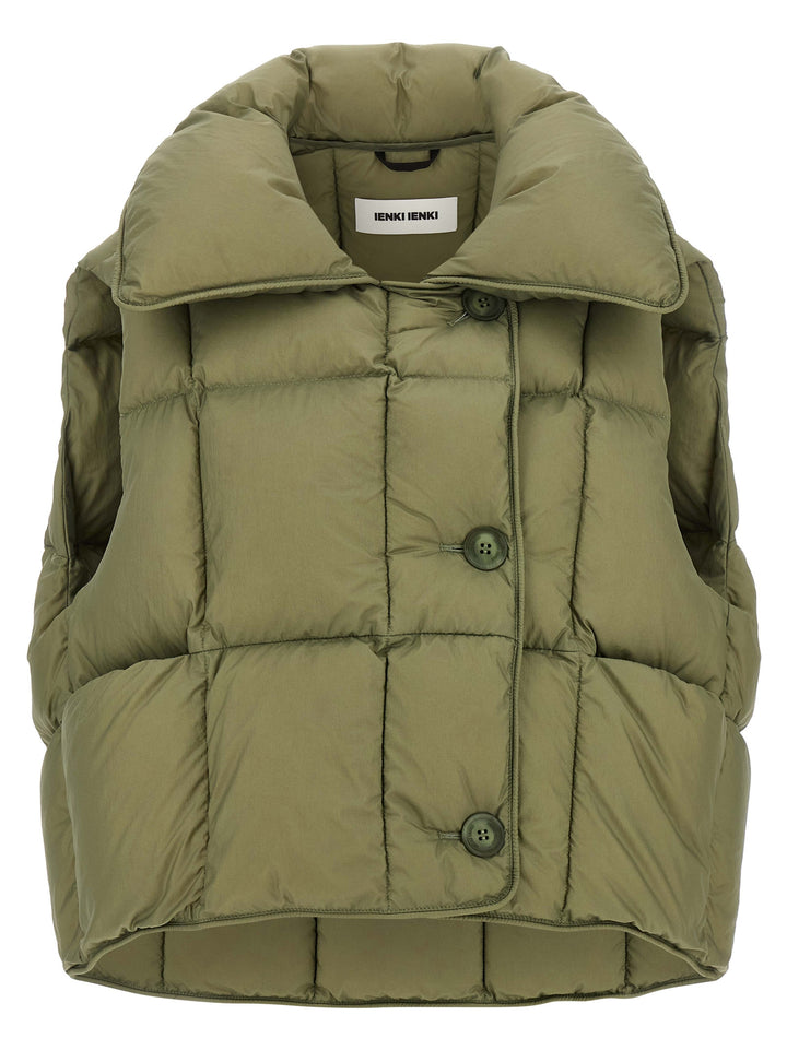 Ienki Ienki Cozy Cloud Gilet - Green | a06dee38e0d6f7401326448e8ef2a8a5a141fa0f