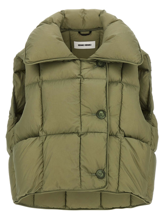 Cozy Cloud Gilet Green