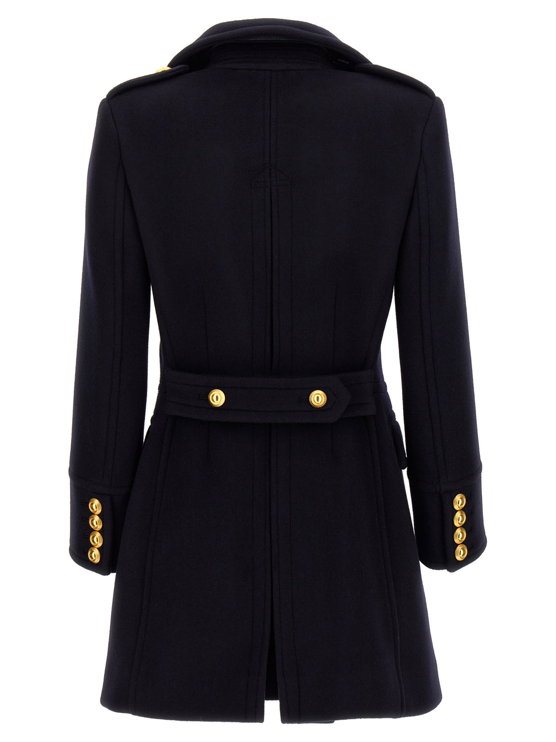 Double-Breasted Wool Coat Coats, Trench Coats Blue