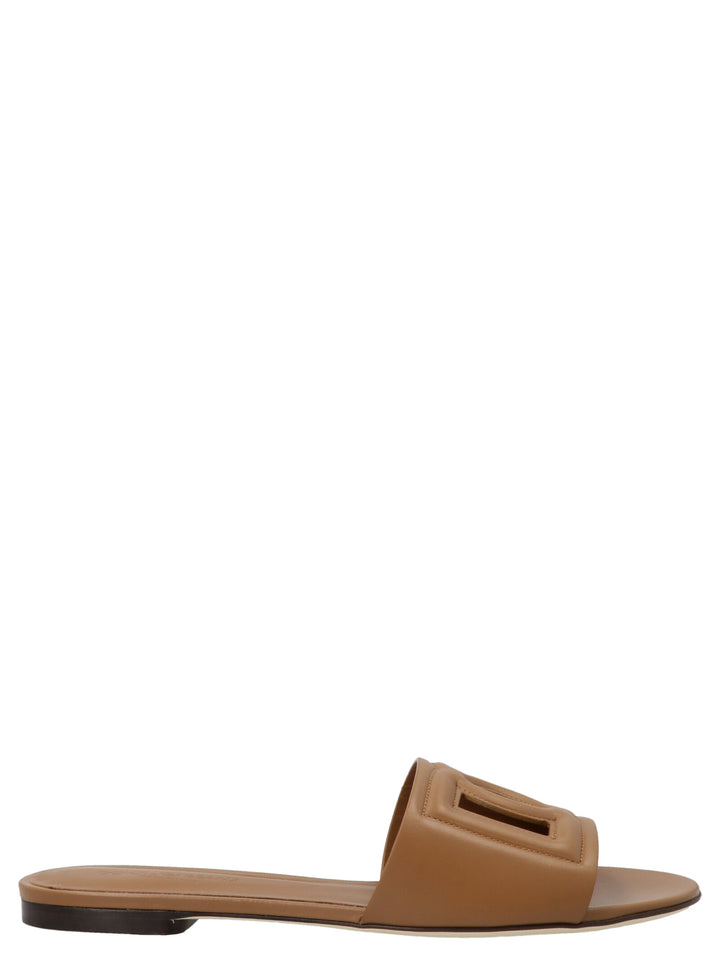 Dolce & Gabbana Dg Millennials Sandals - Brown | 2c20af1652dad10c2d9945cb4580a386740578b7