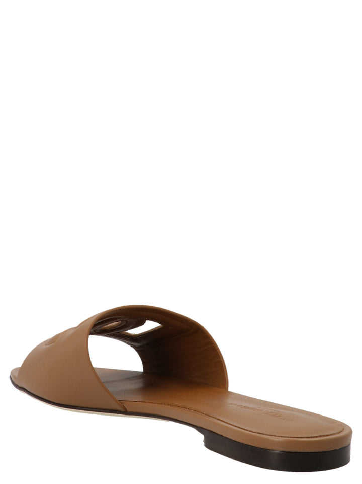 Dolce & Gabbana Dg Millennials Sandals - Brown | 050b6af2aba82fb1a8f6573a63bd46f3ae5211a9