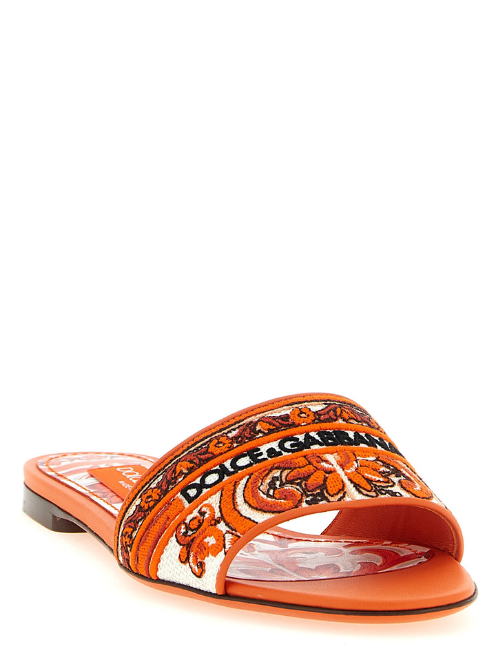 Dolce & Gabbana Bianca Sandals - Orange | e49532ce42ec839d2a23ad882b91b7b39dfd6d2a