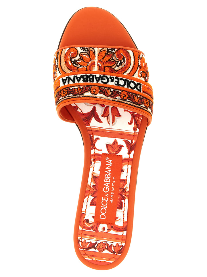 Dolce & Gabbana Bianca Sandals - Orange | 375a30c3e1d66bc2e5a24248fe11d59d73e097a1
