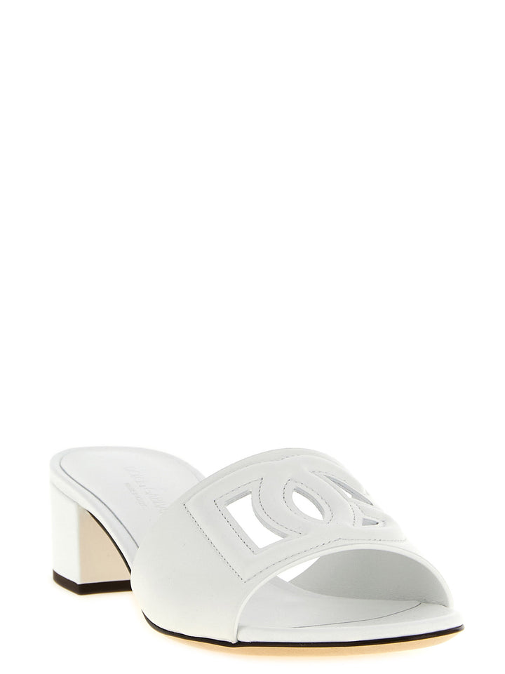 Dolce & Gabbana Dg Sandals - White | 1595b01450b2dc29c2b83e02d0eeff8aca726721