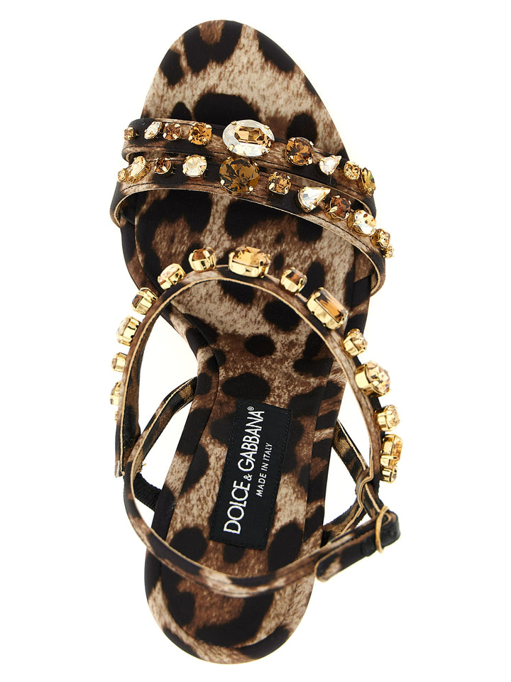 Dolce & Gabbana Keira Sandals - Brown | 248aa0ae13544ce0c652673efdaa99ac63fa3170