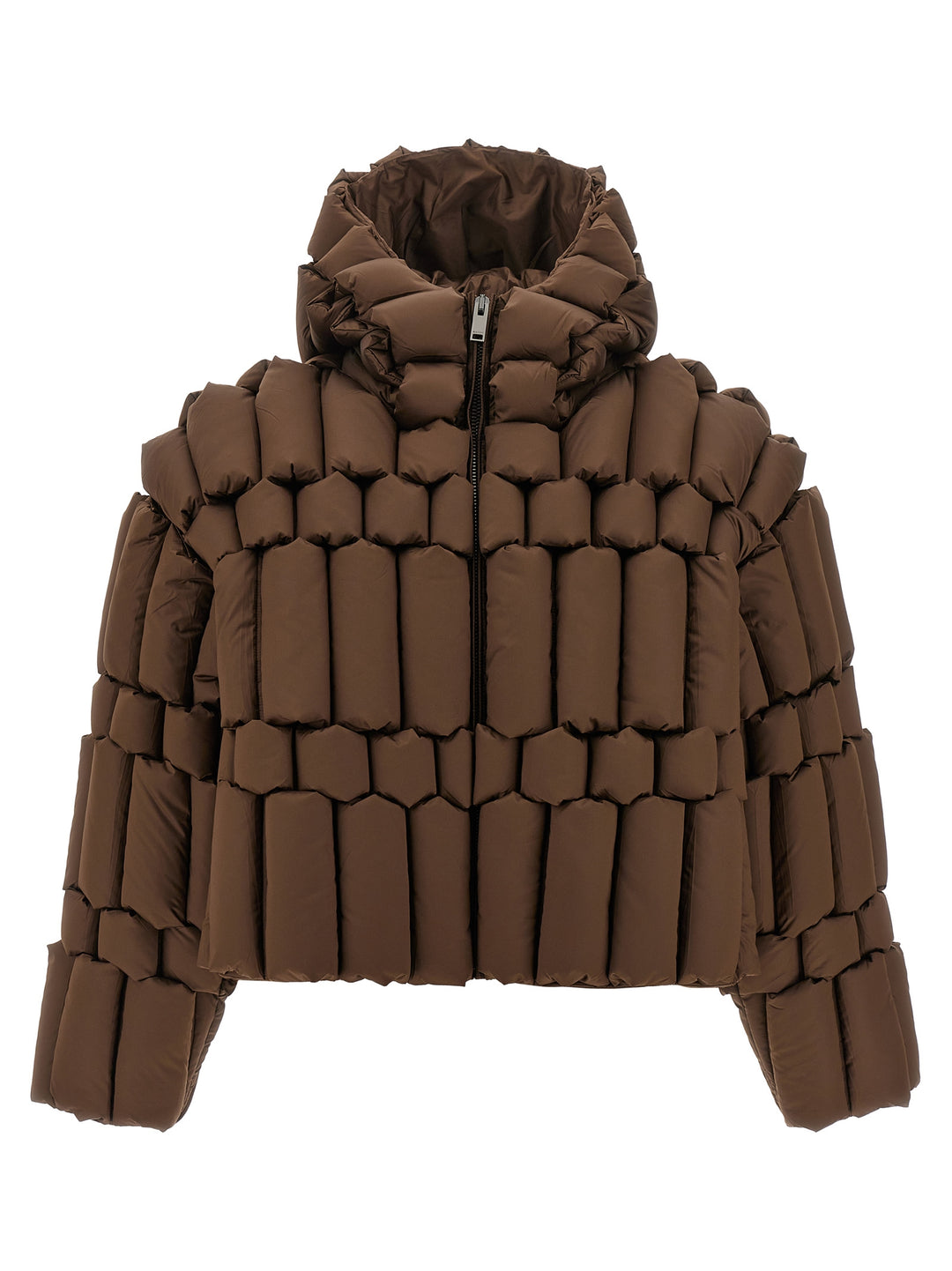 Raxxy 3d Down Jacket Puffer Jackets - Brown | 32f6fae7a5b039da9095176655265af7d4ec5438