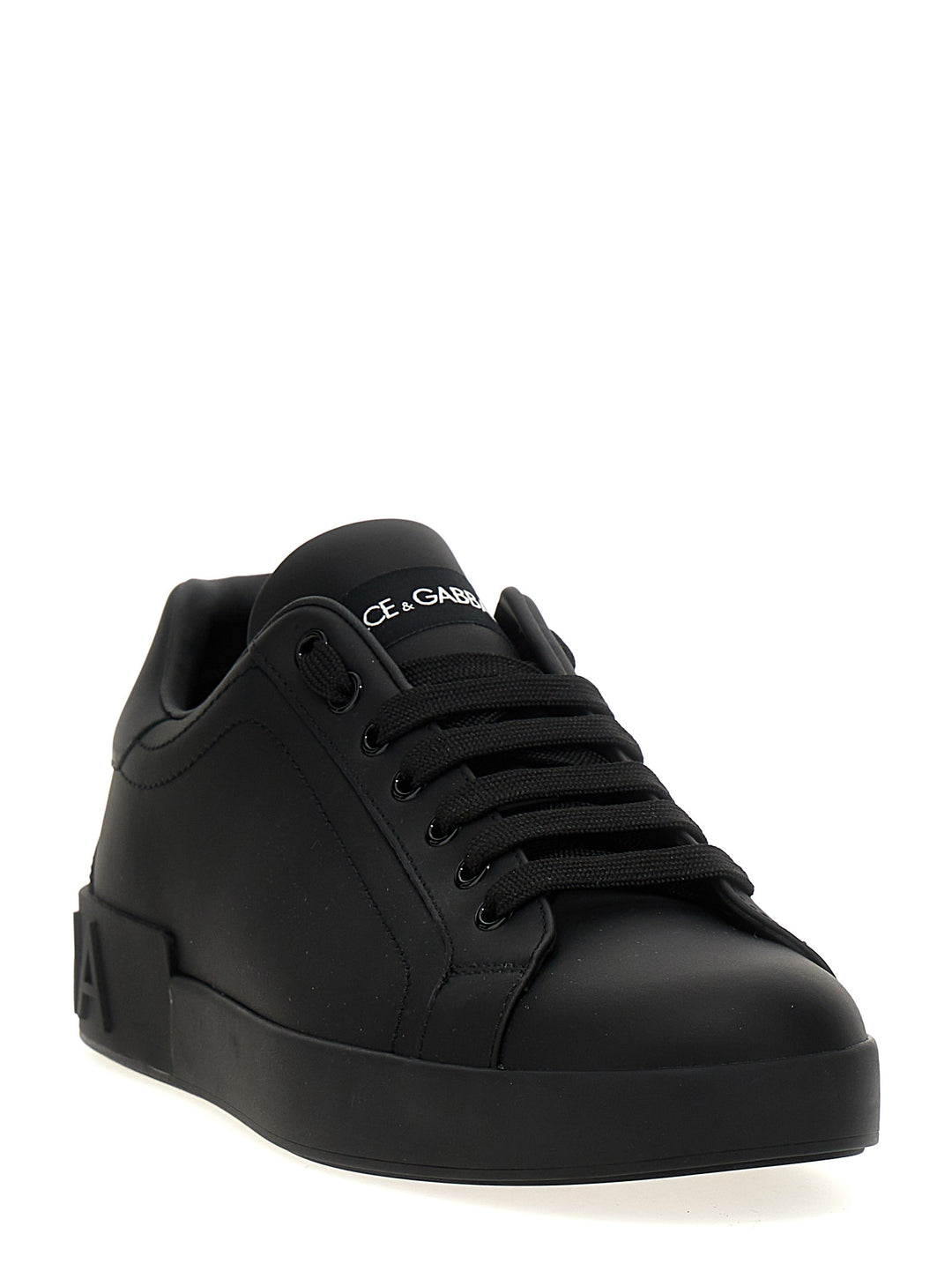 Dolce & Gabbana Portofino Sneakers - Black | bfe7a282fb3f1e8636e95fc343afd34e606dad49