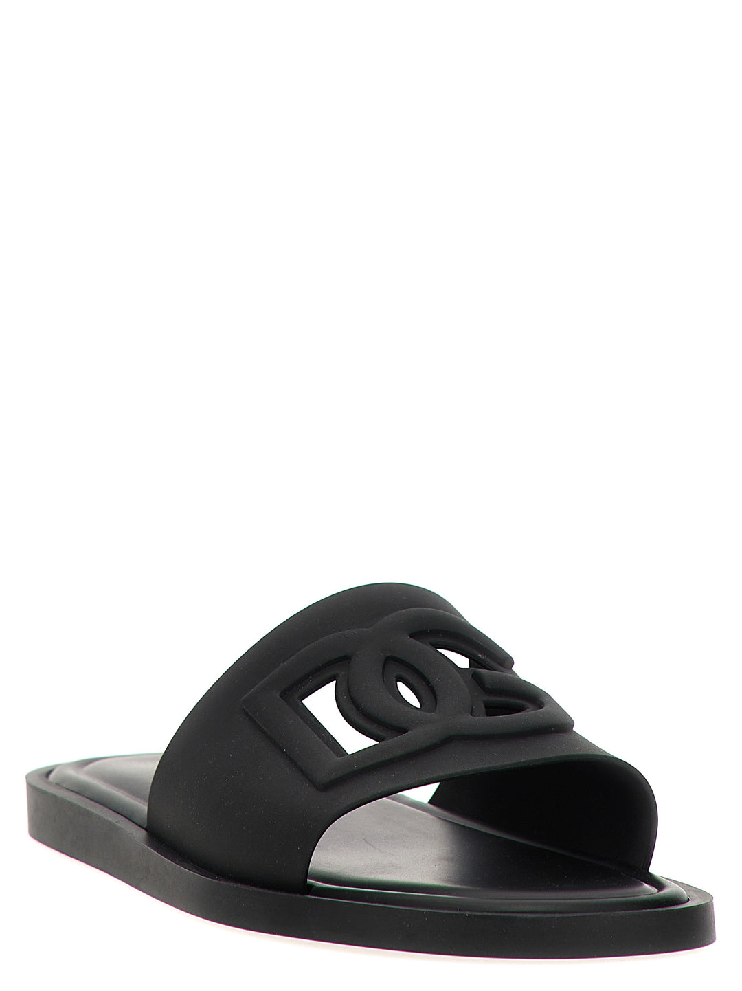 Dolce & Gabbana Dg Sandals - Black | dee4d7feb079ccc5df022363b4f948f12e212537
