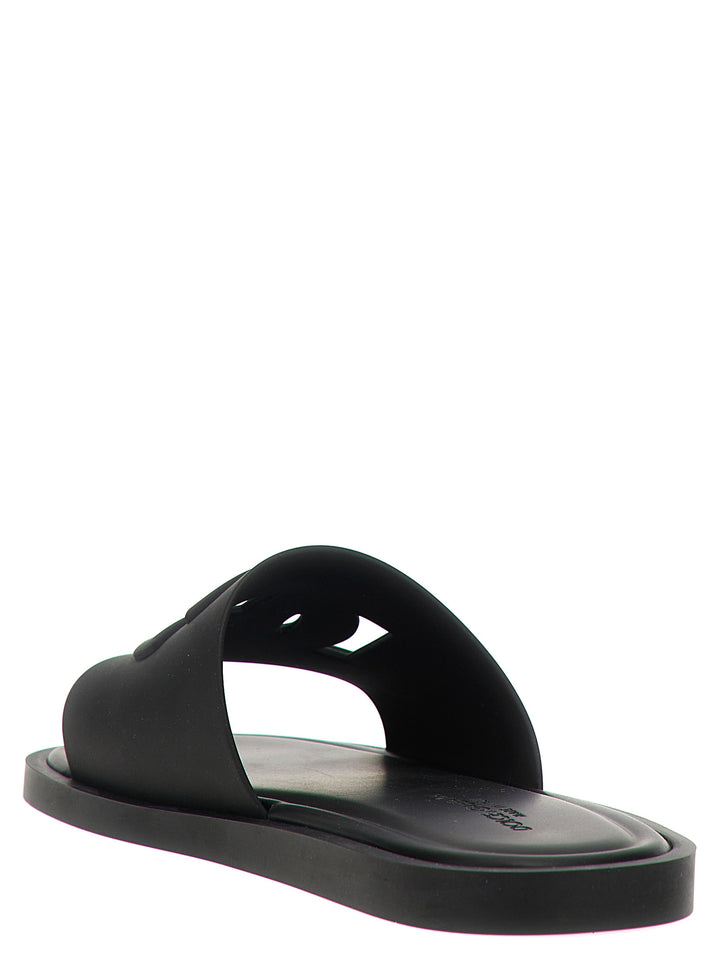 Dolce & Gabbana Dg Sandals - Black | 9a77985ff9ae7f8fe5ec0e46e12813893096b7be