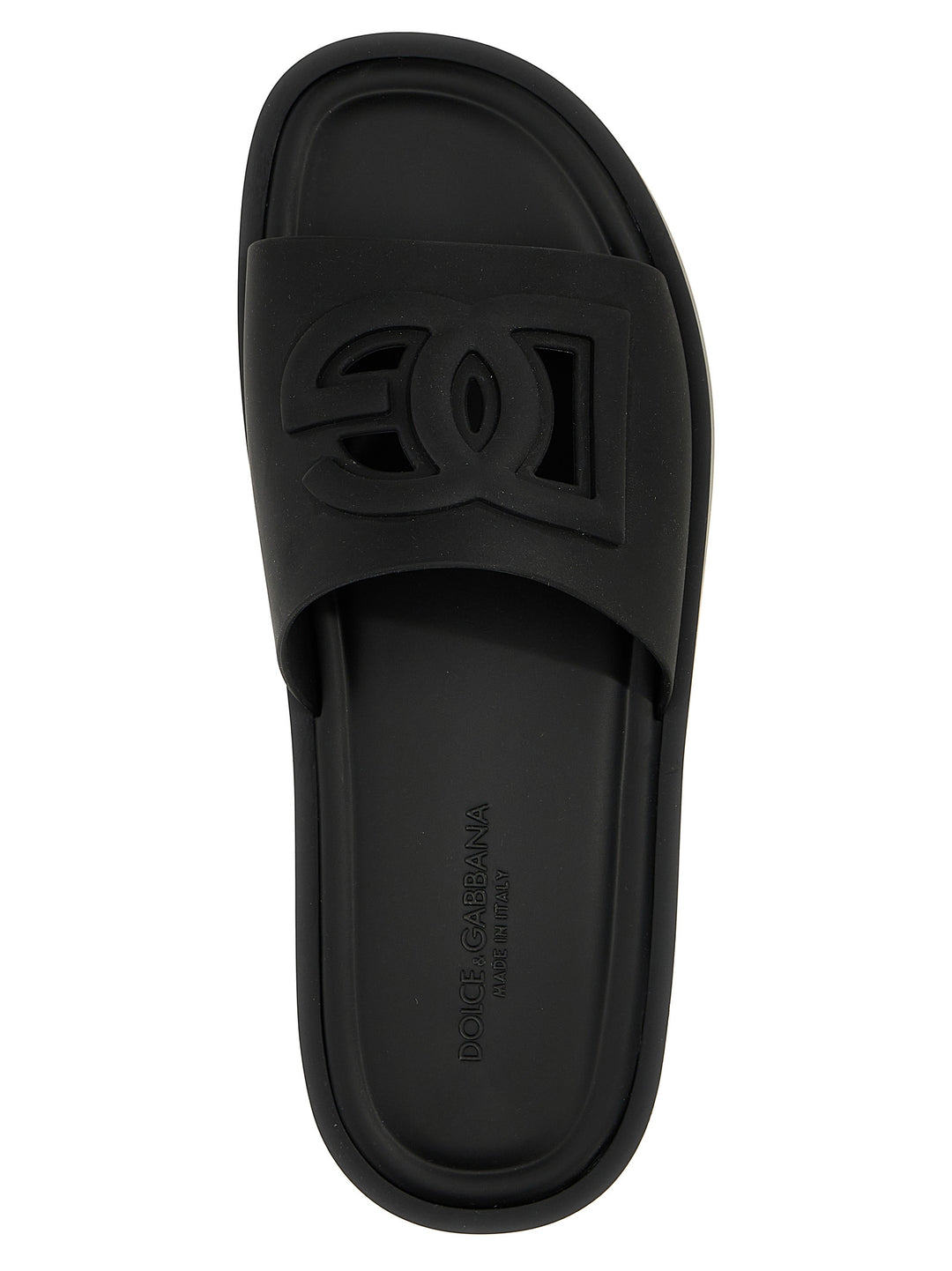 Dolce & Gabbana Dg Sandals - Black | 24bfb67e8683c9bd617aaba2993f49199e005c25