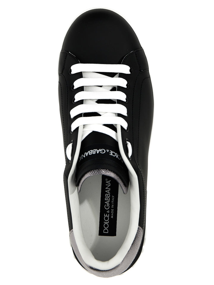 Dolce & Gabbana Portofino Sneakers - White/Black | f5c4ab6865087d6020869761e504d981abf0462b