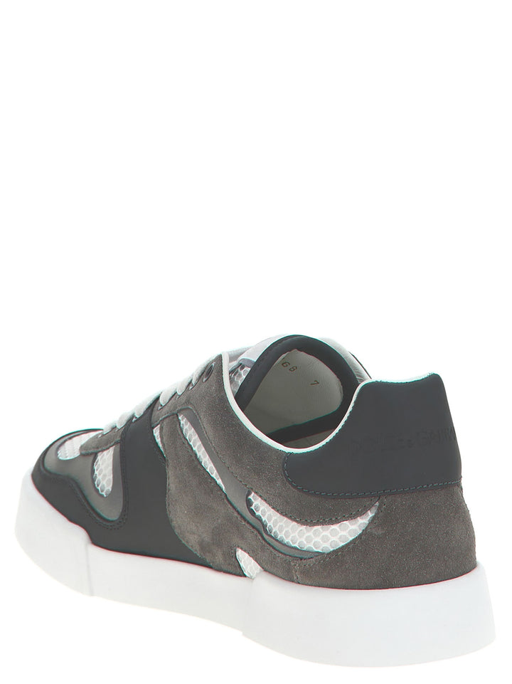 Dolce & Gabbana Strobel Portofino Light Sneakers - Gray | df53573047622d4d25019195e4a191fb364f026f
