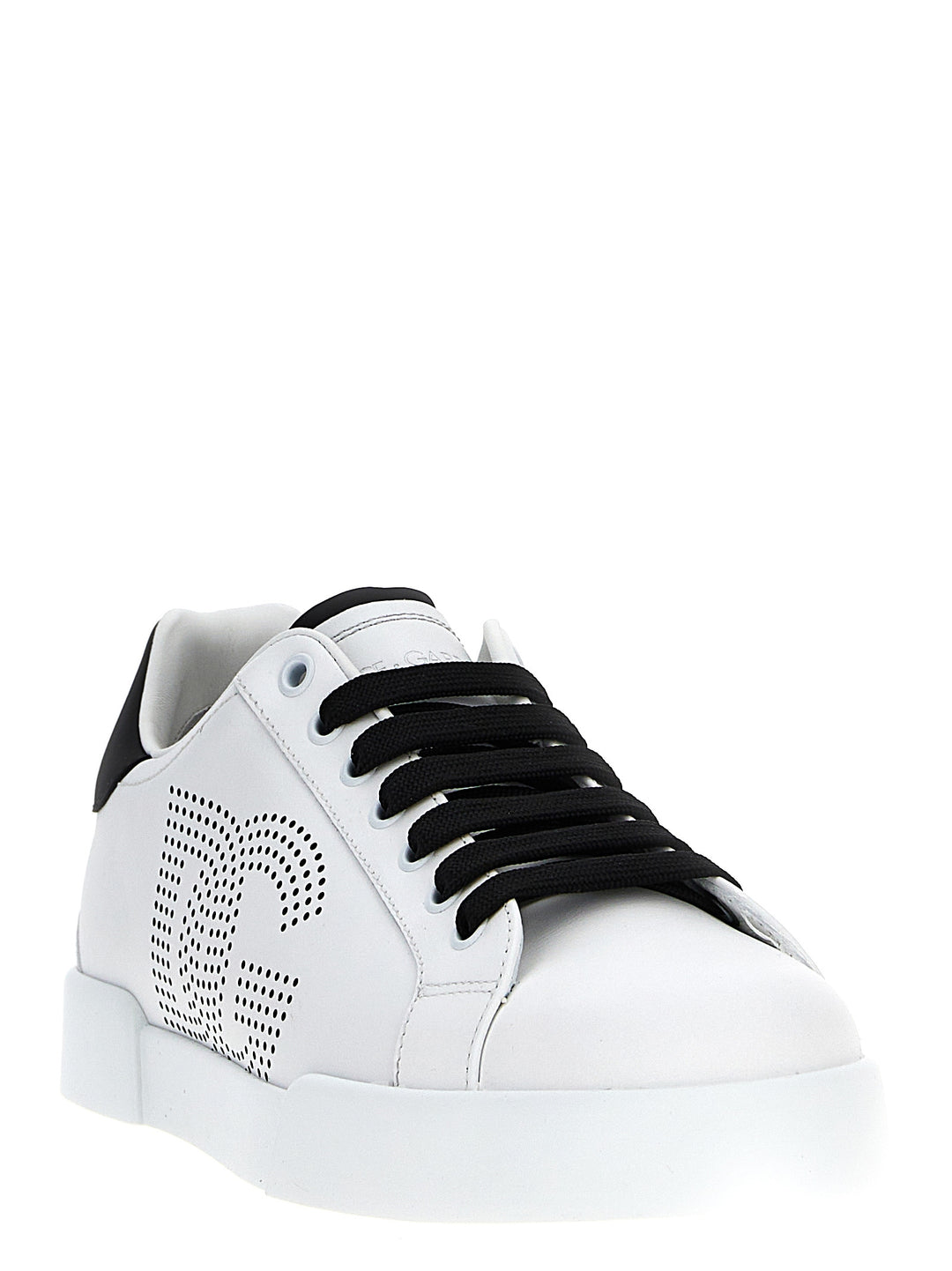 Dolce & Gabbana Portofino Sneakers - White/Black | 87c7c68805946c353f02afd1761b8d8b97fbeca8