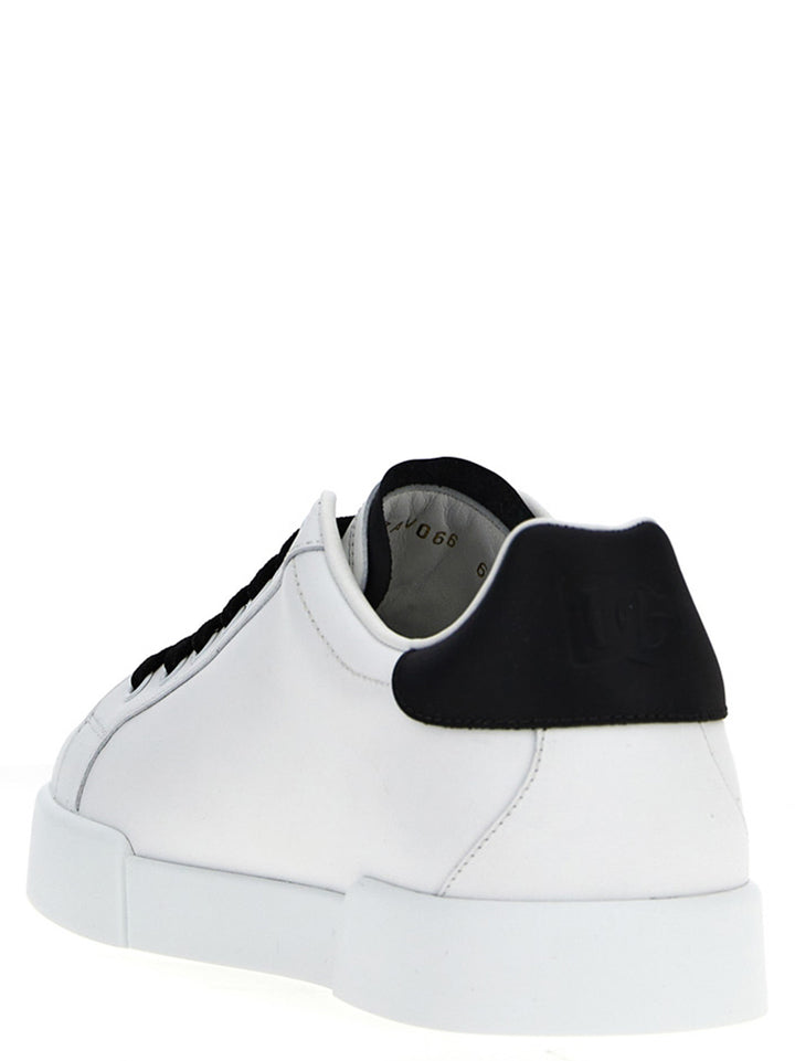 Dolce & Gabbana Portofino Sneakers - White/Black | ab62c7186c9c456d3d9a8a21da008c01bf3c2be0